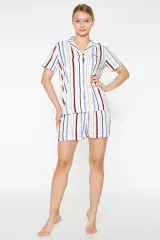 Pijama Dama din Viscoză –  Dungi