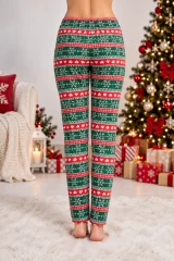 Pantaloni de Pijama Damă de Crăciun din 100% Bumbac
