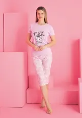 Pijama damă, imprimeu BETTER