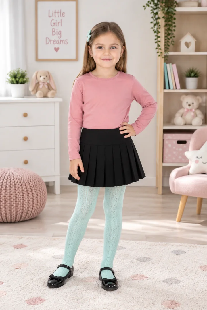 Dres copii croșetat din bumbac – model elegant și confortabil