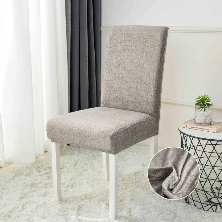 Set 6 Huse Elastice pentru Scaune, Microfibră Premium, cu Elastic, Protecție și Design Elegant