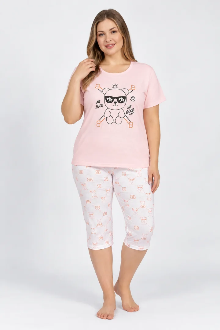 Pijama damă Rinda mărime mare „SE GOOD”