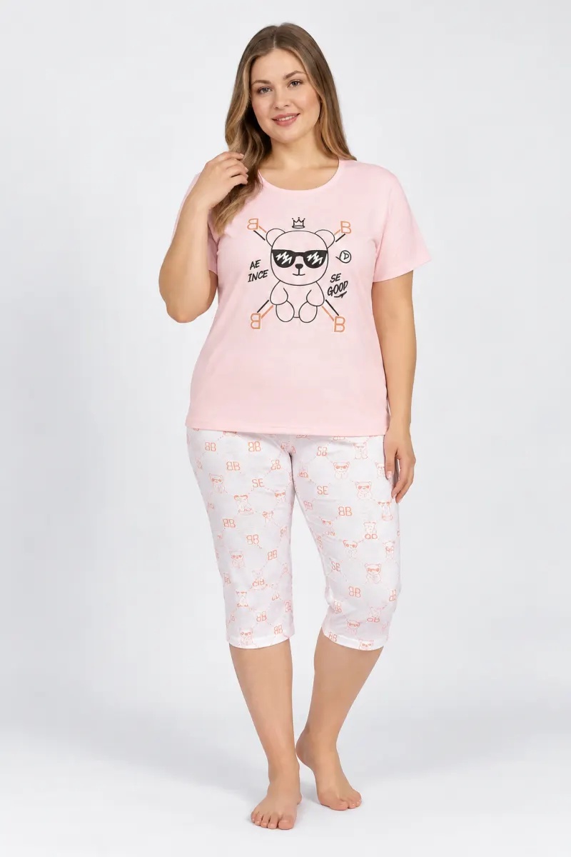 Pijama damă Rinda mărime mare „SE GOOD”