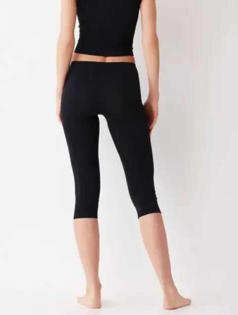 Colanți damă 3/4 Miss Fit, Negru