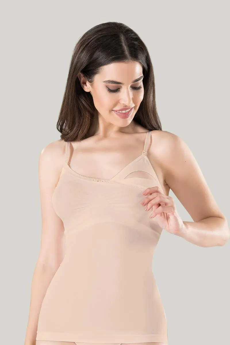 Maiou modelator pentru alaptat, culoare bej