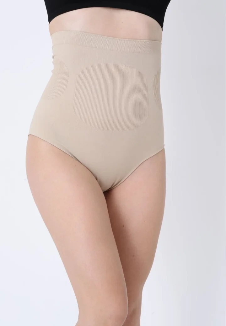 Corset modelator damă talie înaltă – bej