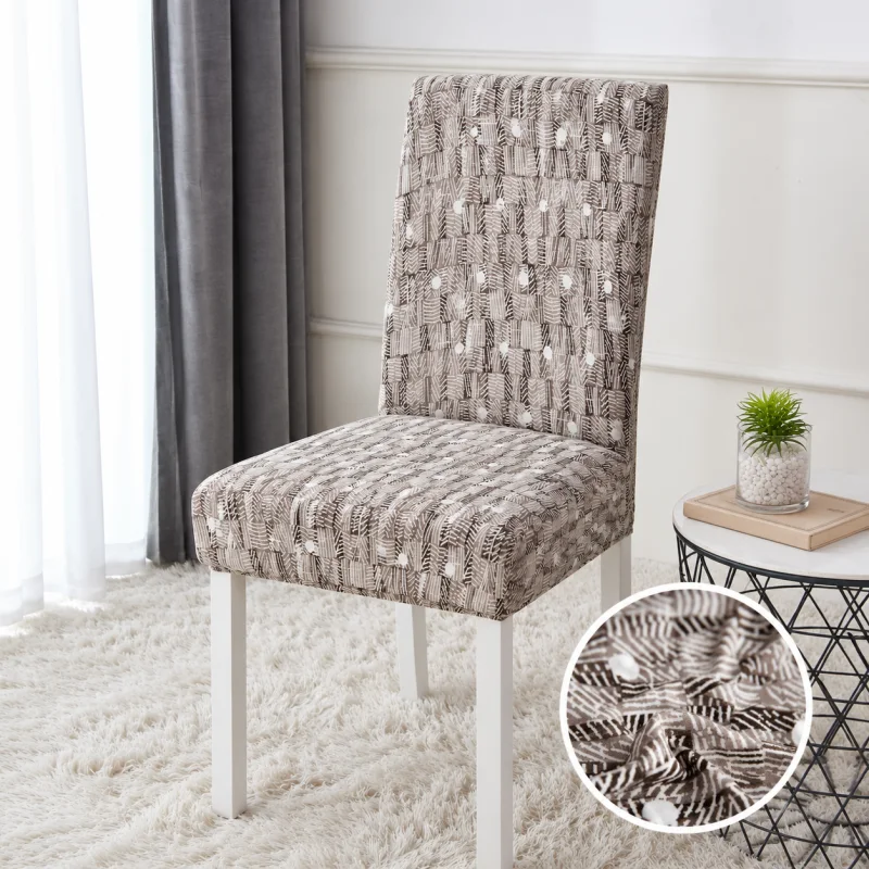 Set 6 Huse Elastice pentru Scaune, Microfibră Premium, cu Elastic, Protecție și Design Elegant