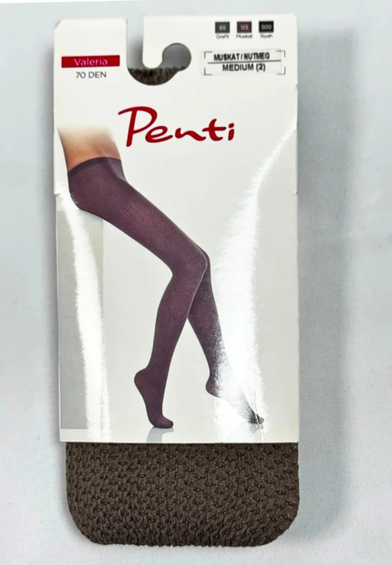 Dres damă Penti 70 DEN ,,Valeria''- culoare nucșoară