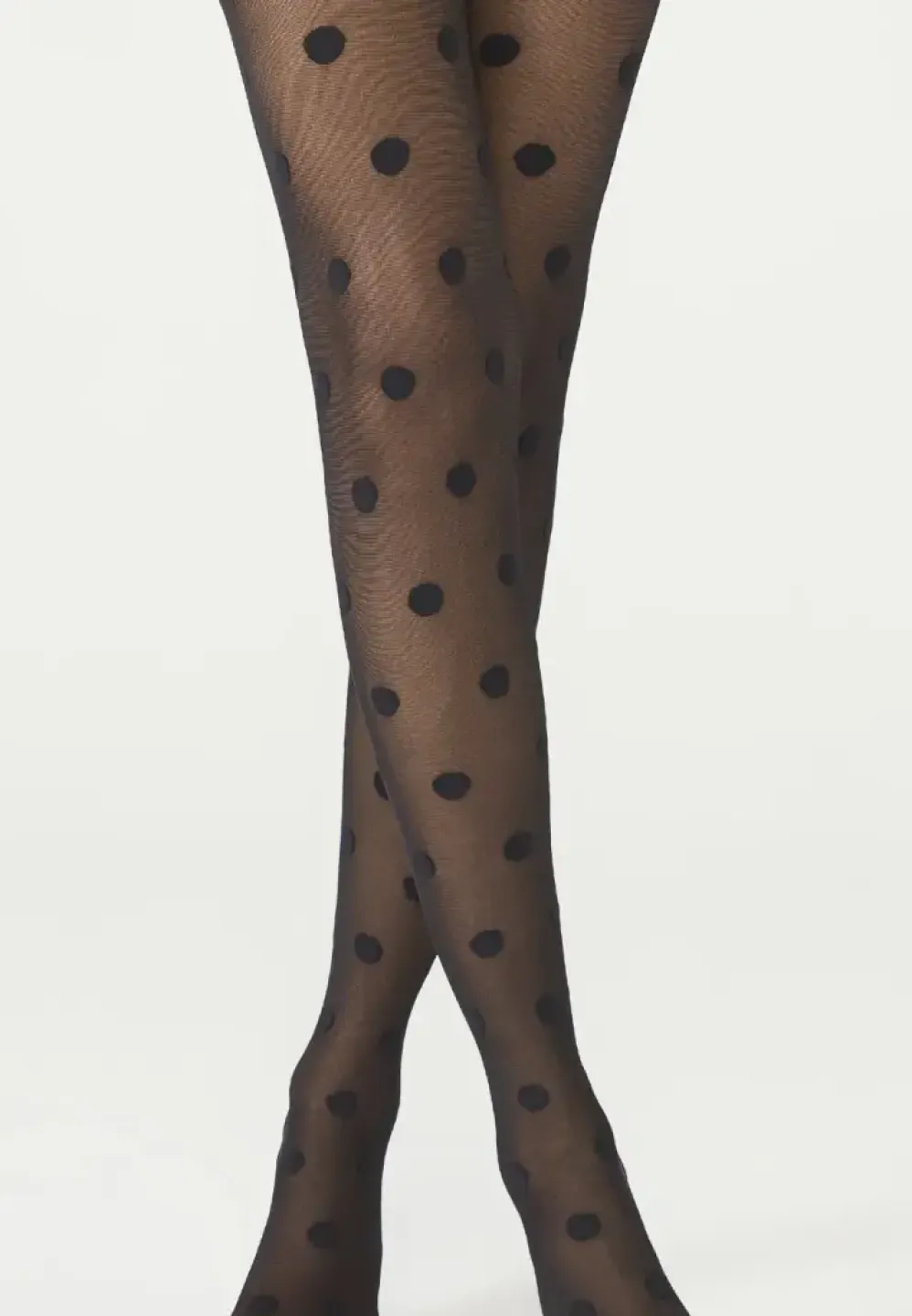 Dres Penti Big Dots 30 DEN Negru – Eleganță cu Stil Jucăuș - 3