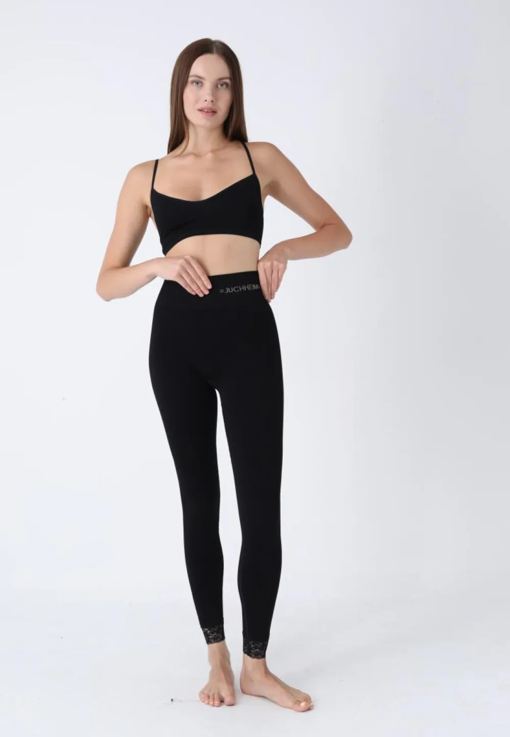 Colanți Damă Modelatori cu Dantelă la Tiv – Confort și Eleganță - 5