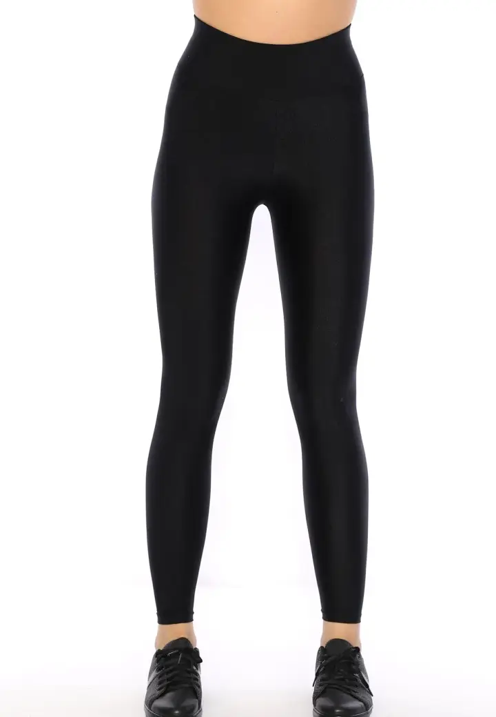 Colanți damă lucioși negri – subțiri, mulați, material elastic hover