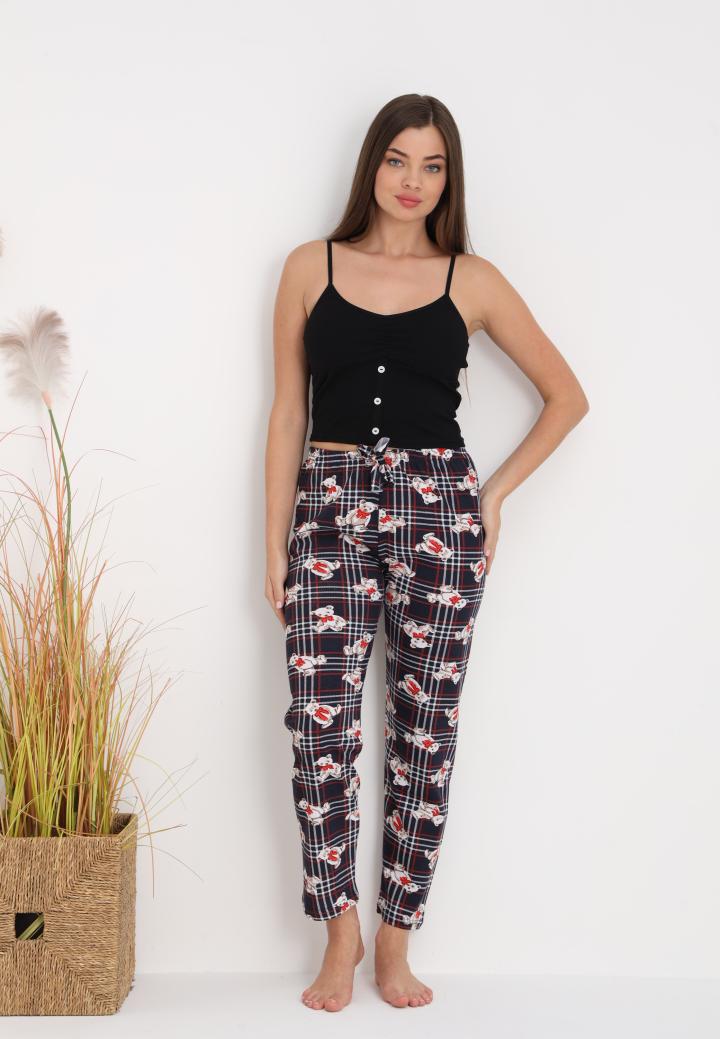 Pantaloni Damă lungi – Confort și Relaxare cu imprimeu ursuleți