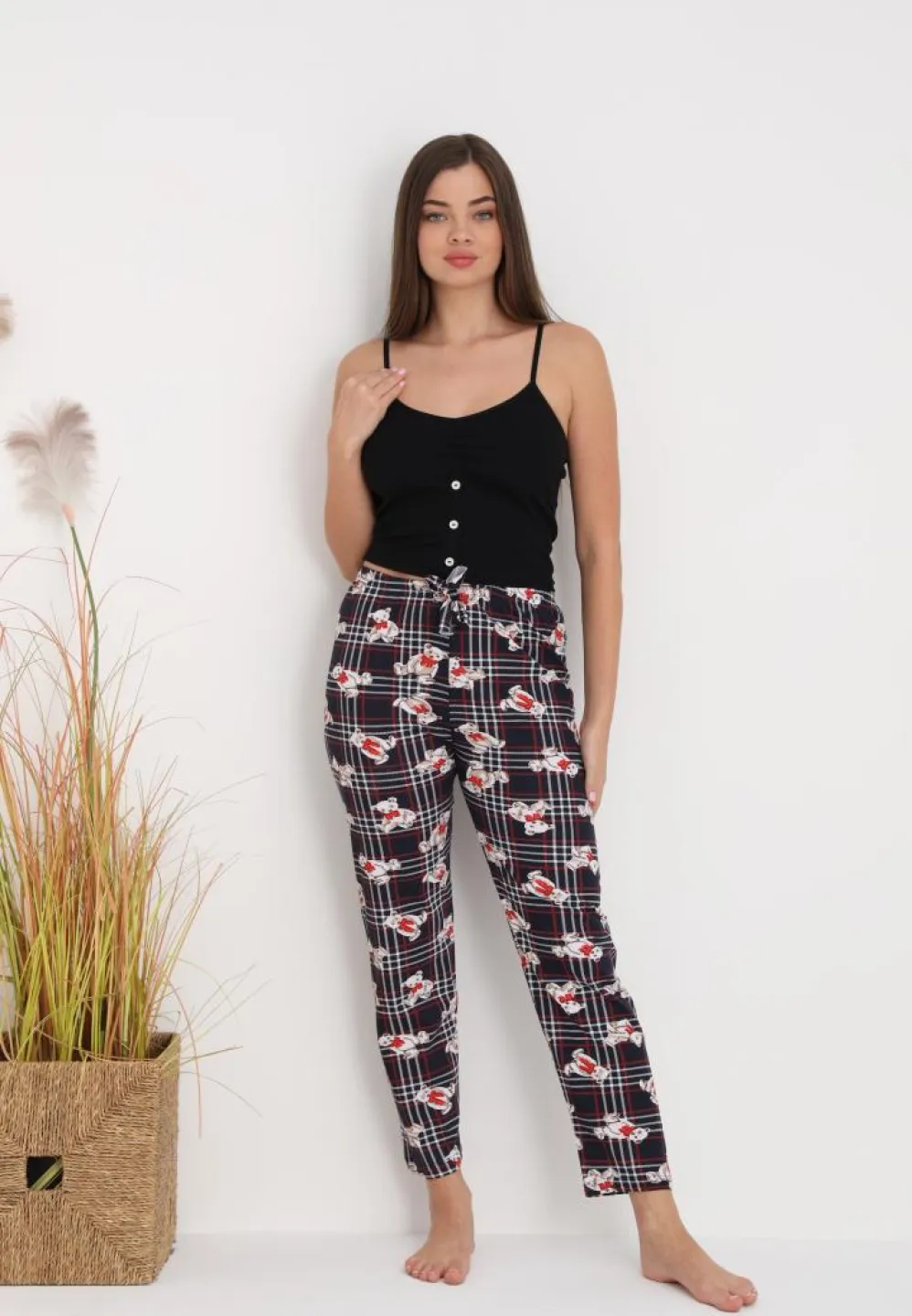 Pantaloni Damă lungi – Confort și Relaxare cu imprimeu ursuleți - 3