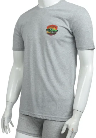 Tricou bărbat Lowrider – gri, din bumbac, casual