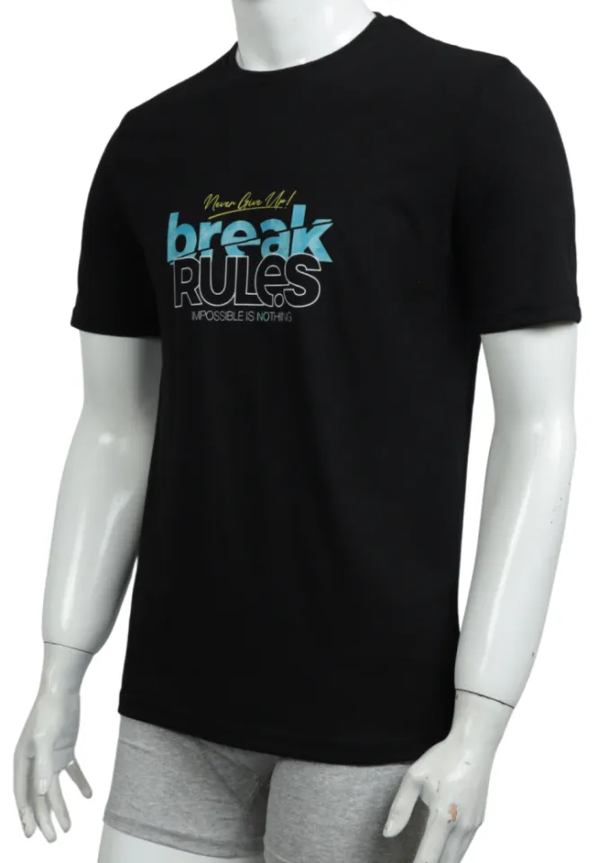 Tricou bărbat Break Rules – negru, stil urban