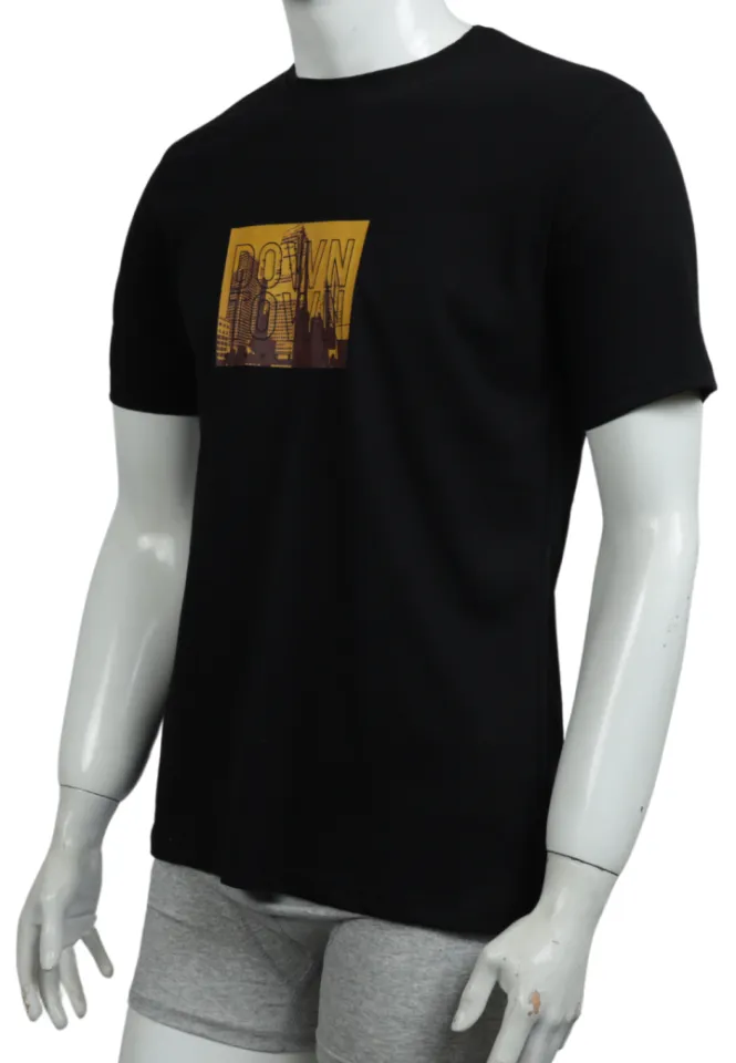 Tricou bărbat Down Town – negru, casual și modern