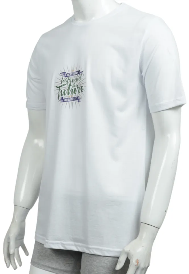 Tricou bărbat Best Way – alb, casual și confortabil