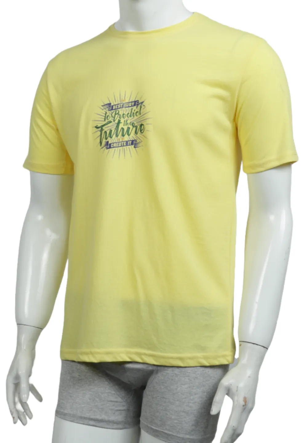 Tricou bărbat Best Way – galben, casual și modern - 1