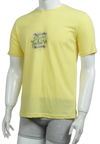 Tricou bărbat Best Way – galben, casual și modern