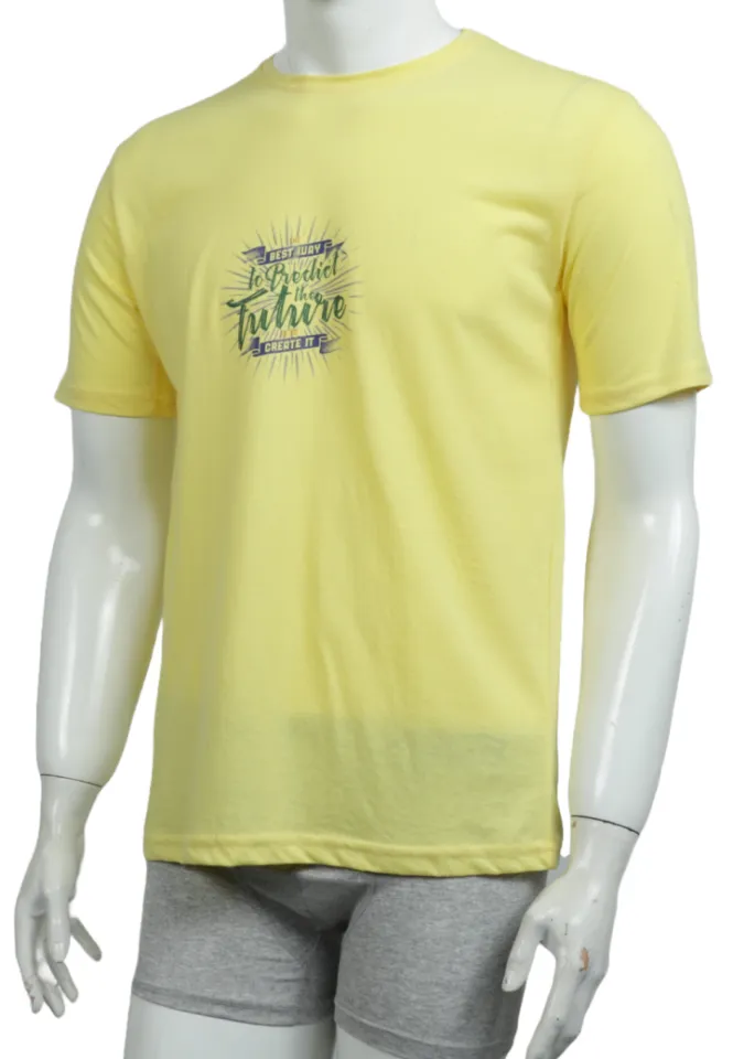 Tricou bărbat Best Way – galben, casual și modern
