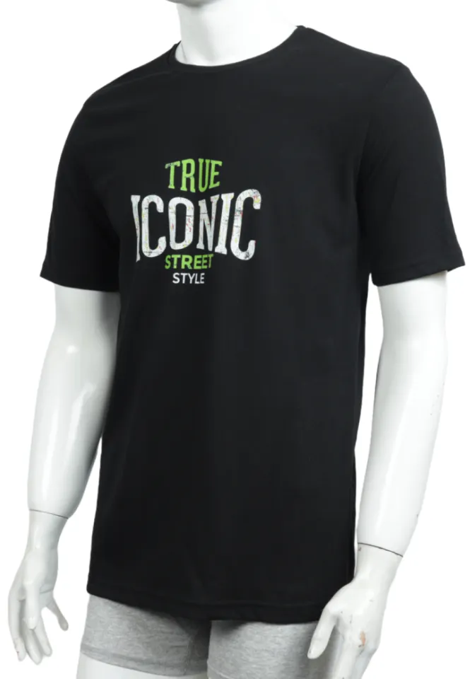 Tricou bărbat True Iconic – negru, stil modern și casual