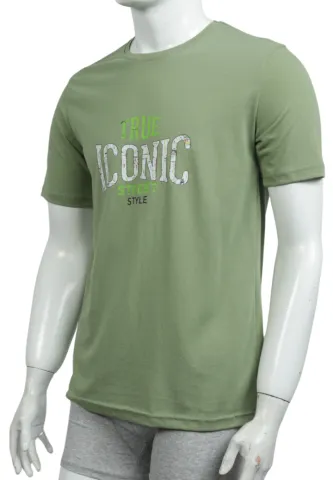 Tricou bărbat True Iconic – verde, stil modern și casual