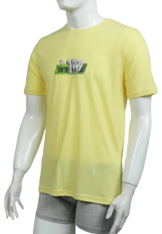 Tricou bărbat Coal – galben, stil modern și casual