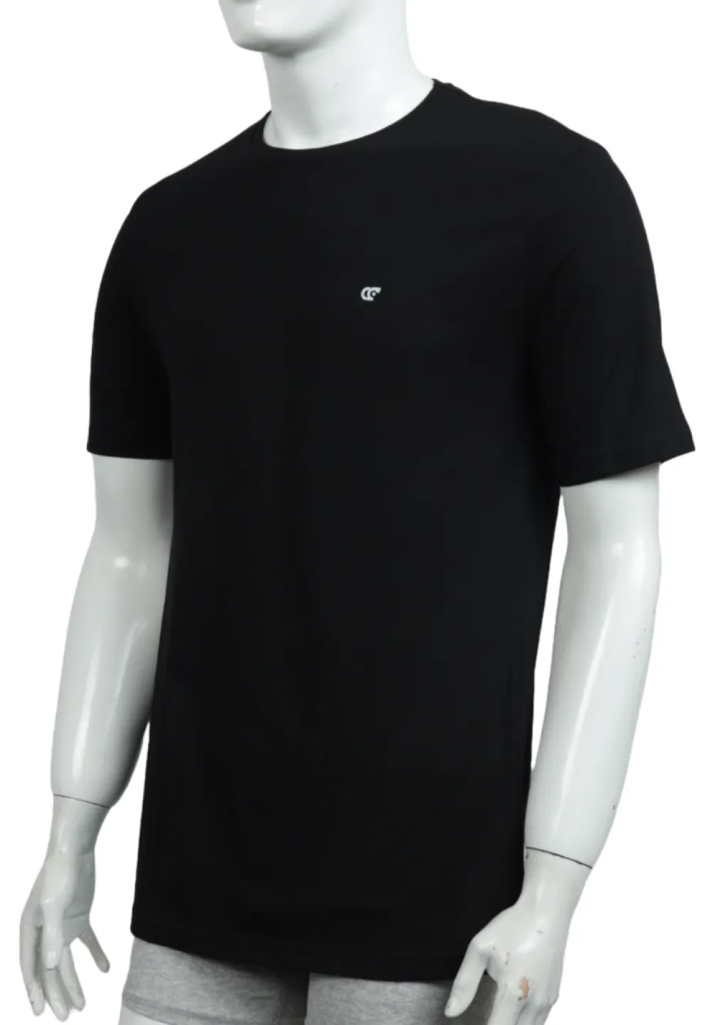 Tricou bărbat Basic – negru, stil simplu și casual - 1