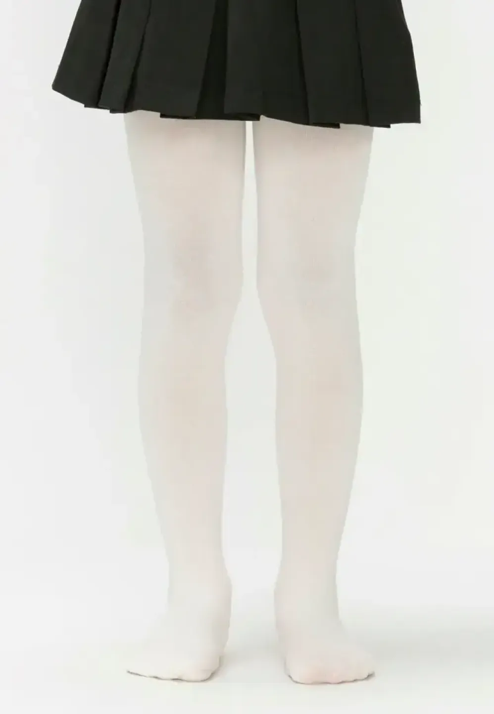 Dres Penti Fetițe – Mat Bambu, Alb - 1