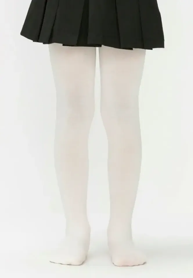 Dres Penti Fetițe – Mat Bambu, Alb