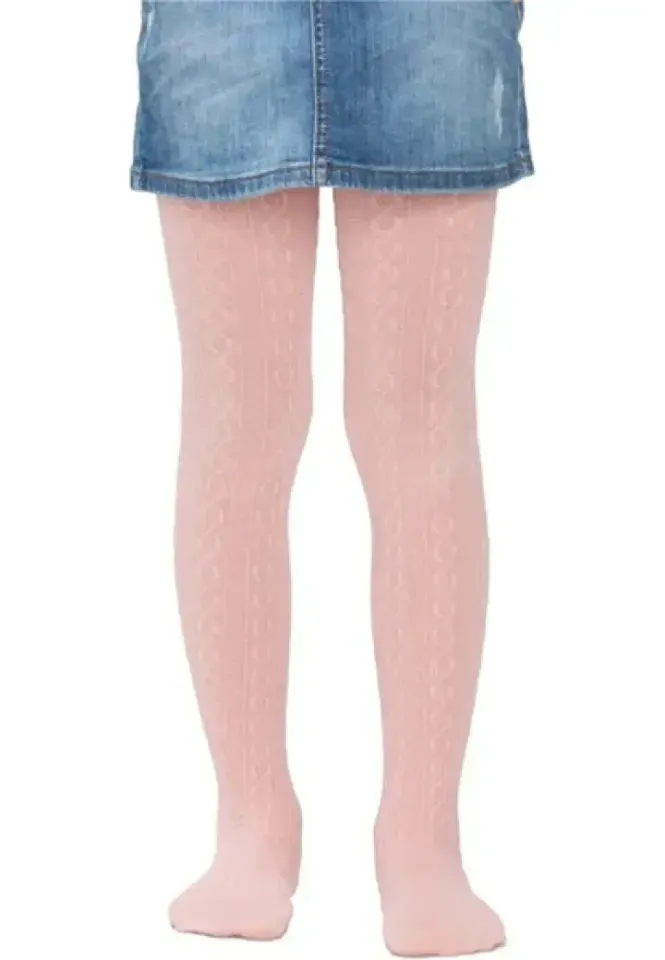 Dres Fete Penti Karina Bumbac Tricotat – Roz