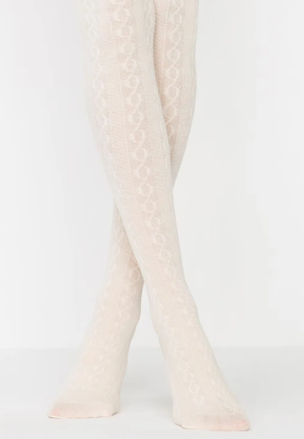 Dres Fete Penti Karina Bumbac Tricotat – Vanilie - 1