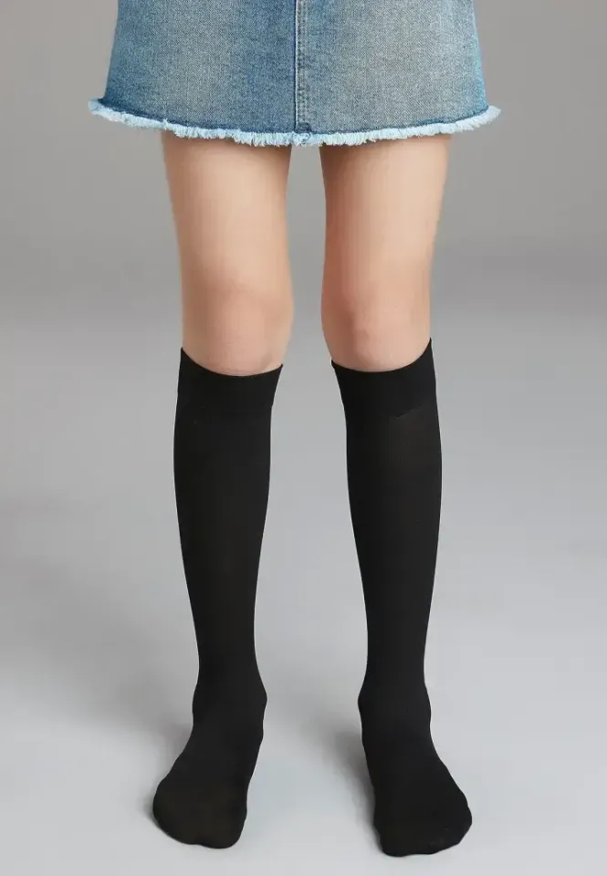 Sosete Penti Fete Micro 40 Den, Mat, Negru