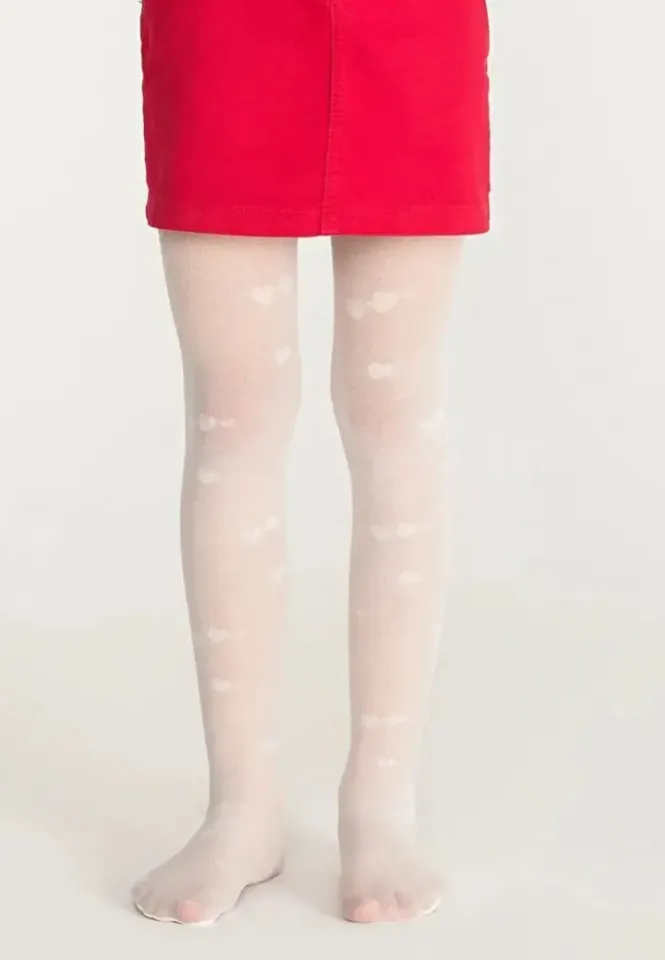 Dres Penti Fete, Twin Hearts, 40 DEN, mat, Roz