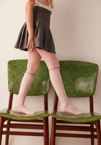 Dres Penti Fete, Twist Line, 30 Den ,Alb hover