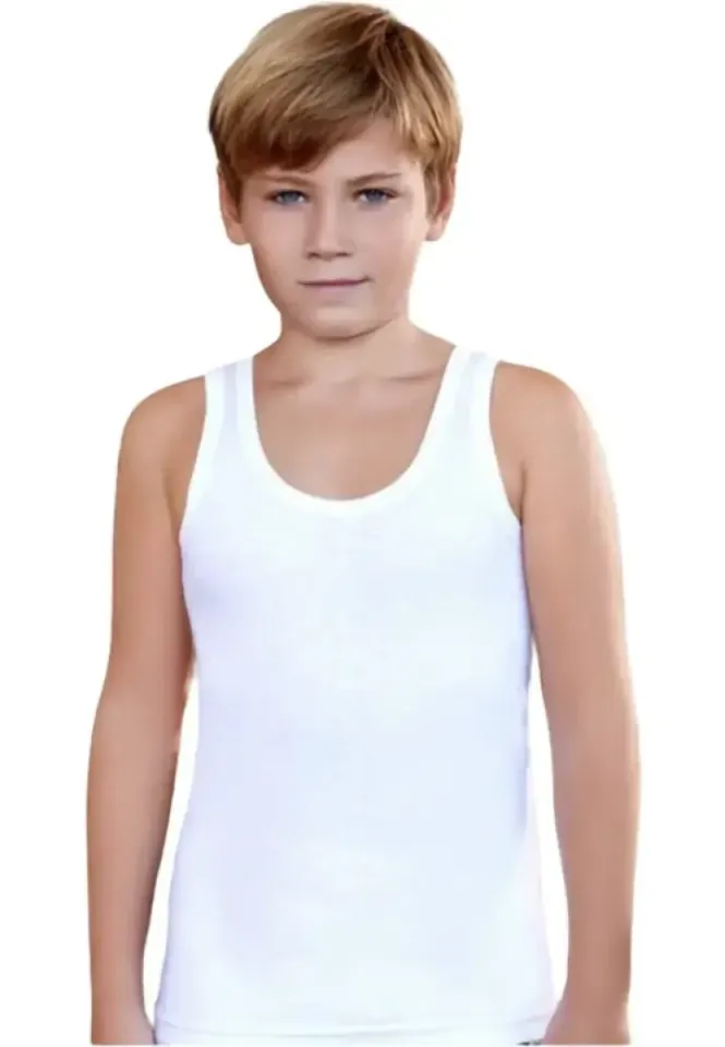 Maiou Băieți Alb Bumbac