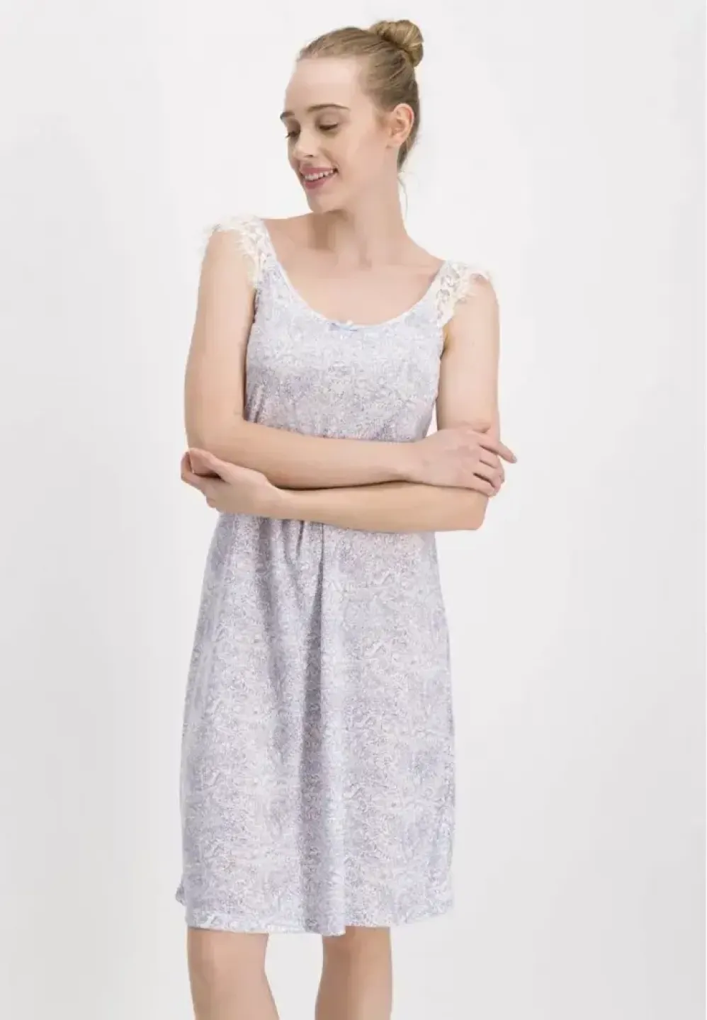 Rochie cu Bretele din Dantelă de Damă Elegantă - 1