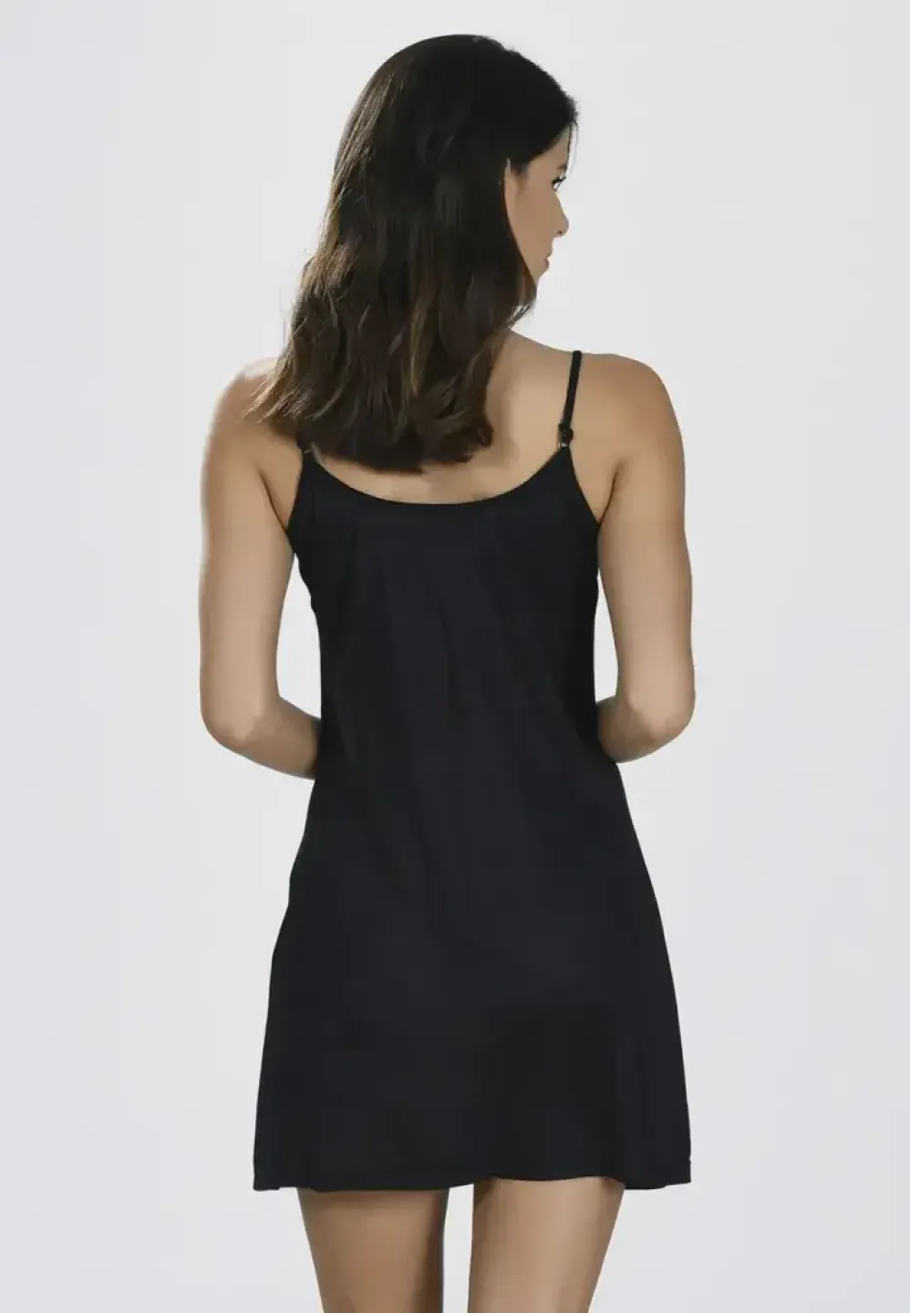 Furou Femei cu Bretele Subțiri – Negru - 2