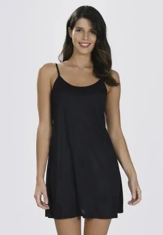 Furou Femei cu Bretele Subțiri – Negru