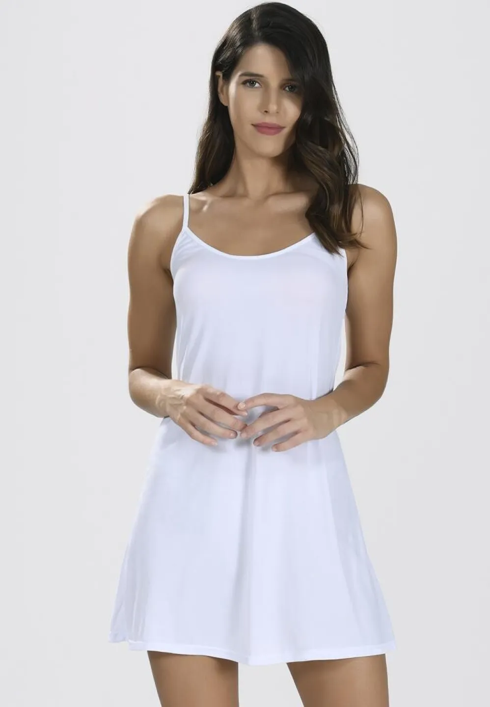 Furou Femei cu Bretele Subțiri – Alb - 1