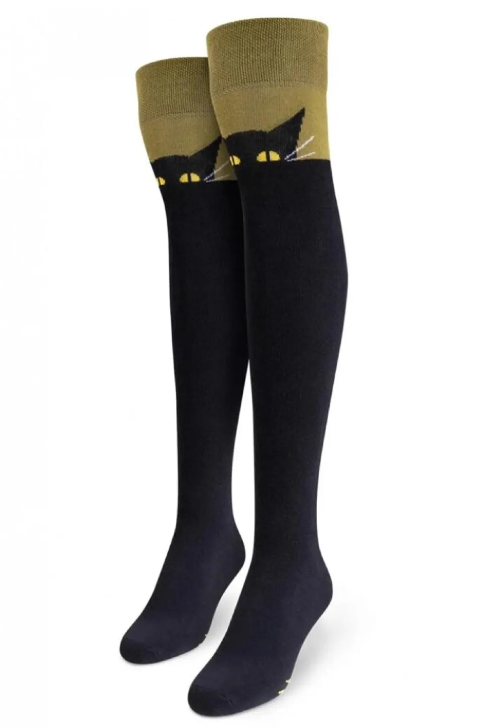 Șosete Damă Vesele Peste Genunchi Pisică - 3