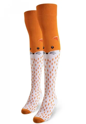 Șosete Damă Vesele Peste Genunchi,Fox hover
