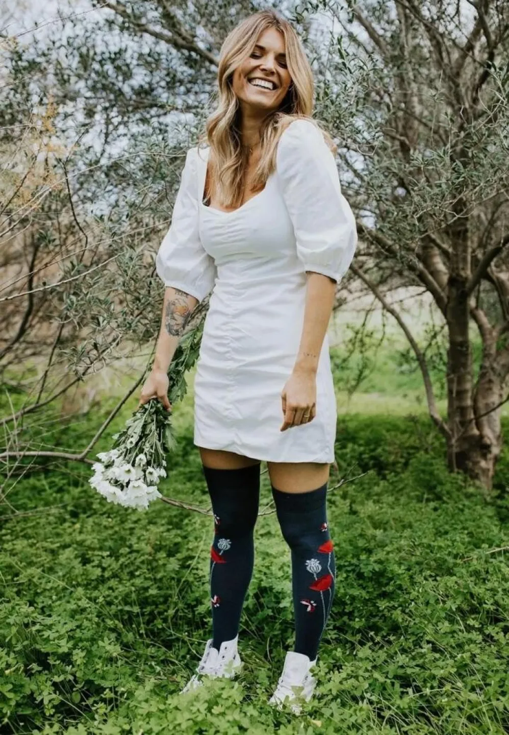 Șosete Dama Peste Genunchi Vesele Buburuze - 2