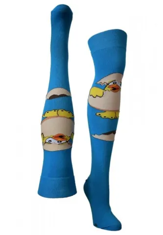 Șosete Dama Peste Genunchi Vesele Pui hover