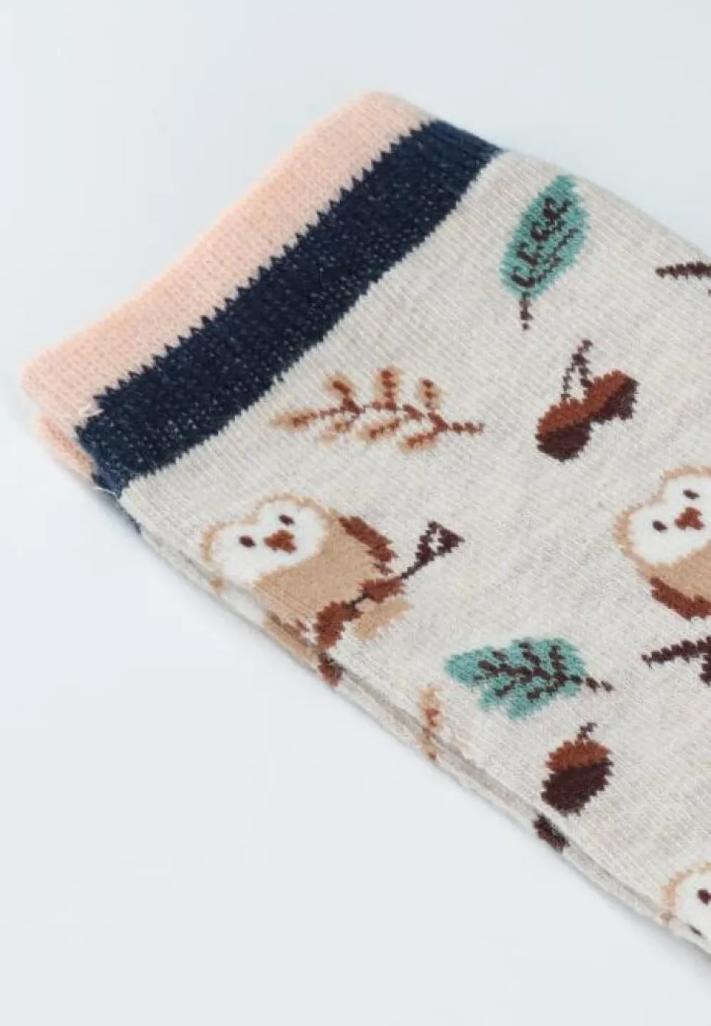 Șosete Dama din Bumbac Organic cu Bufniță - 3