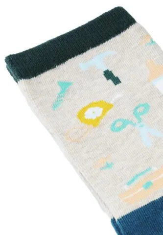 Șosete Dama din Bumbac Organic, Model Diy Day hover