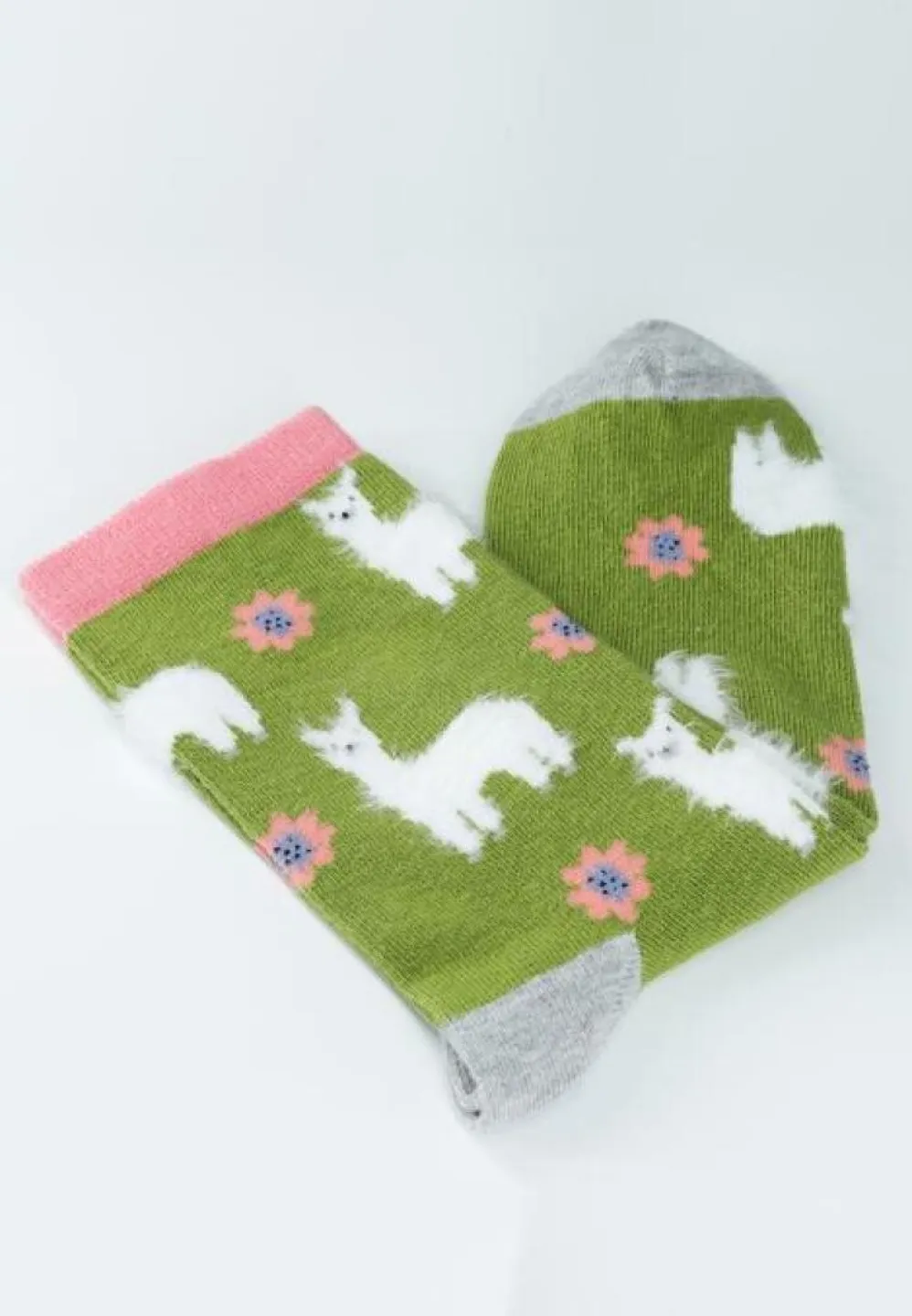 Șosete Dama din Bumbac Organic, Model Lama - 1