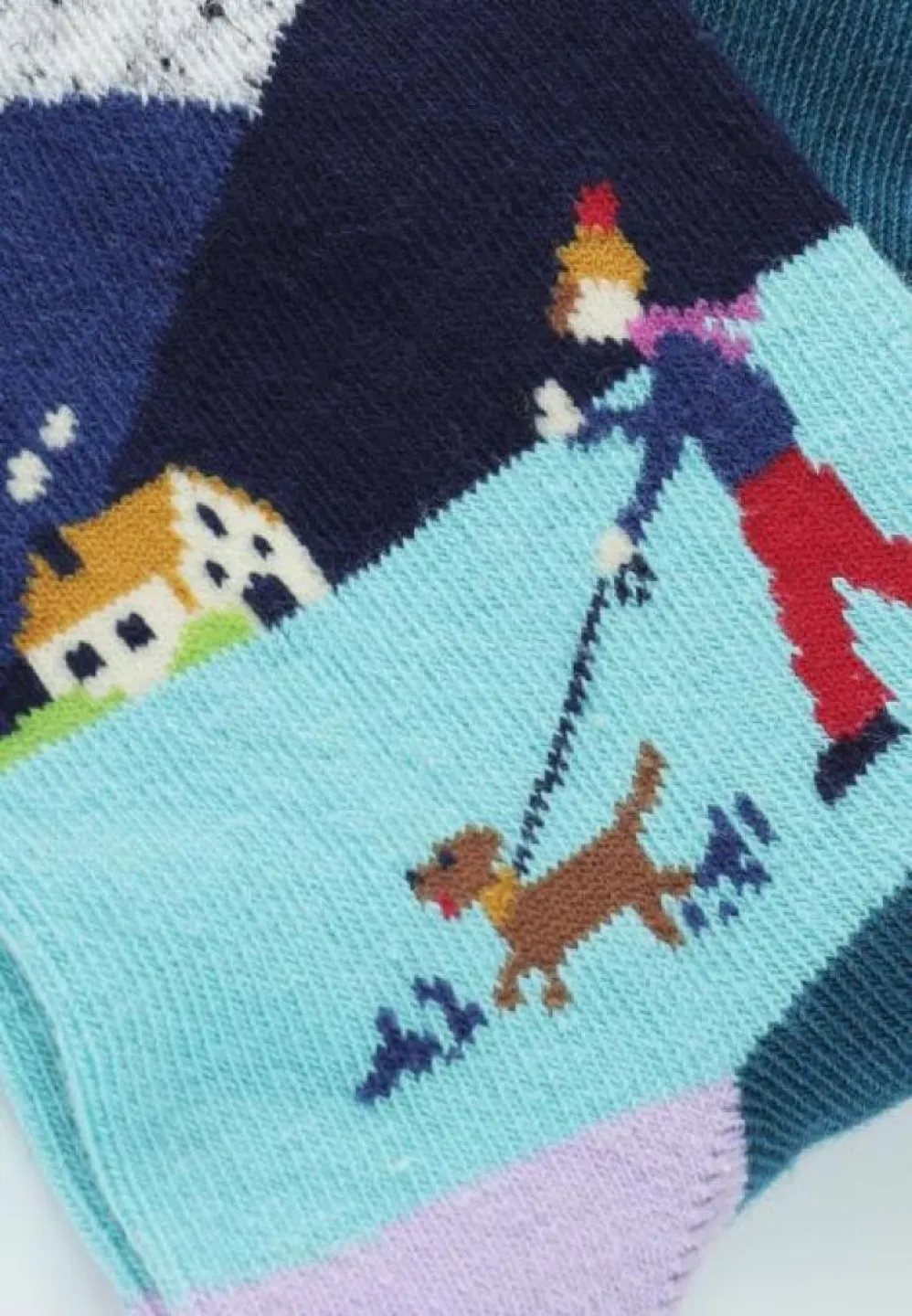 Șosete Dama din Bumbac Organic, Model Muntea - 2