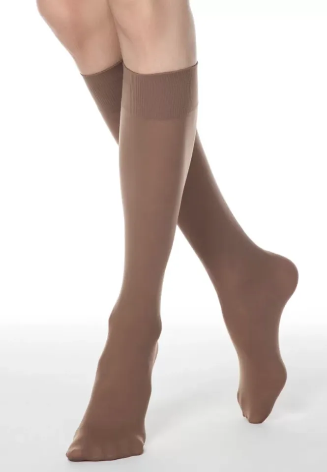 Șosete Penti Micro 70 DEN Sub Genunchi – Opace, Lucioase, Cacao