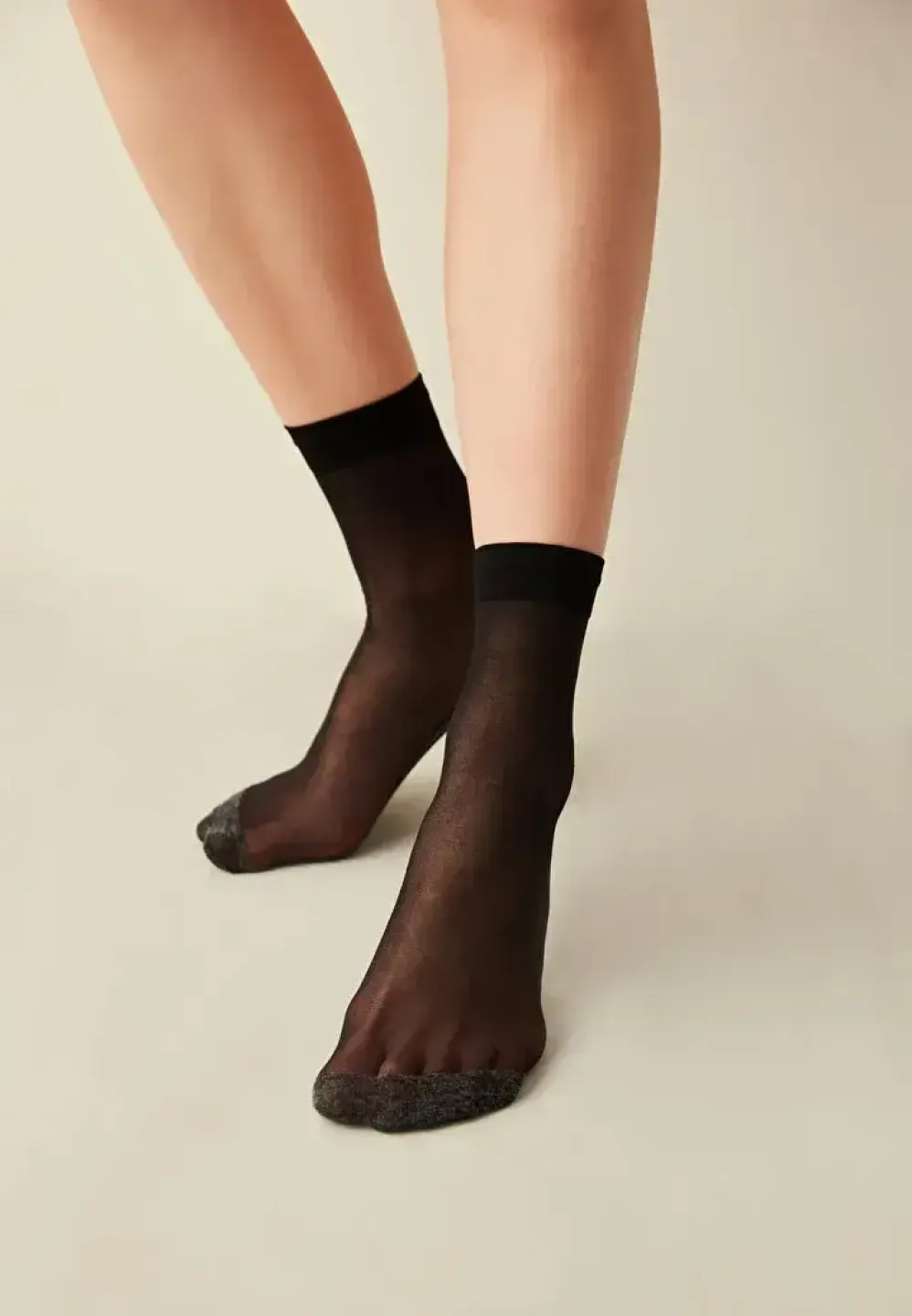 Șosete Penti Konfor 15 cu talpă din bumbac – Negru - 2